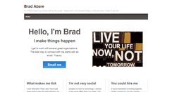 Desktop Screenshot of bradabare.com